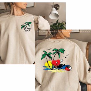 Bad Bunny Beach Shirt Un Verano Sin Ti Album Bad Bunny Graphic Tee