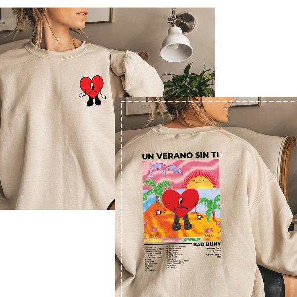 Bad Bunny Un Verano Sin Ti Shirt, Music Album Shirt, Gifts for Bad Bunny Fans
