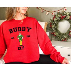 Buddy The Elf Shirt Elf Christmas Shirt Christmas Gift for Young Adults 1