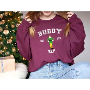 Buddy The Elf Shirt Elf Christmas Shirt Christmas Gift for Young Adults 3
