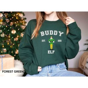 Buddy The Elf Shirt Elf Christmas Shirt Christmas Gift for Young Adults