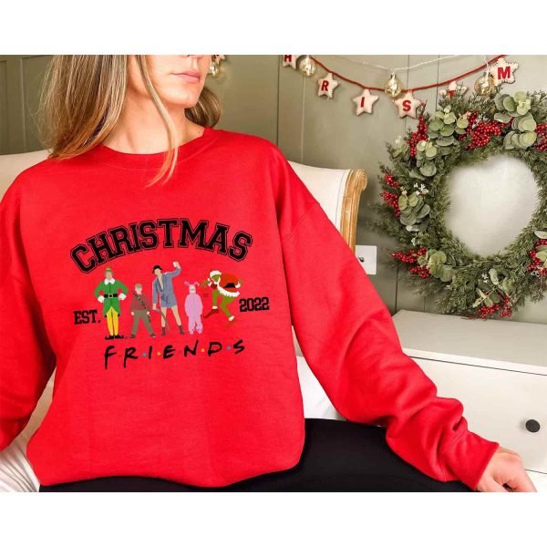 Christmas Friends Shirt, Christmas Movie Shirts, Grinch Griswold Buddy Parker Kevin