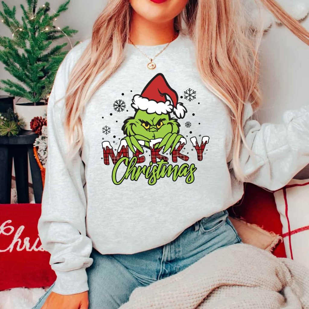 Christmas Shirts Grinch, Grinch Long Sleeve T Shirt, Christmas Gift ...