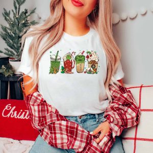 Grinch Coffee Shirt Grinch T Shirt Womens Christmas Gifts 2022 for Her