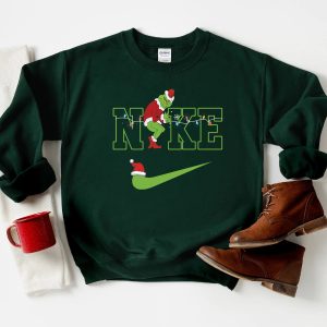 Grinch Nike Christmas Shirt Grinch Shirts for Adults Christmas Gift Ideas 2