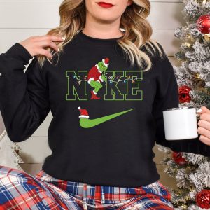Grinch Nike Christmas Shirt Grinch Shirts for Adults Christmas Gift Ideas