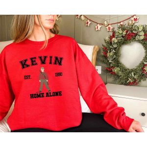 Kevin Home Alone Ugly Christmas Sweater Funny Christmas Sweatshirt Gifts for Young Adults 1
