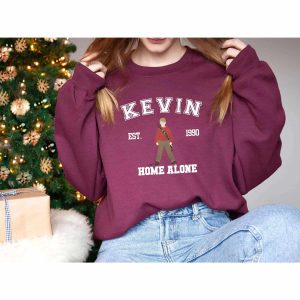 Kevin Home Alone Ugly Christmas Sweater Funny Christmas Sweatshirt Gifts for Young Adults 3