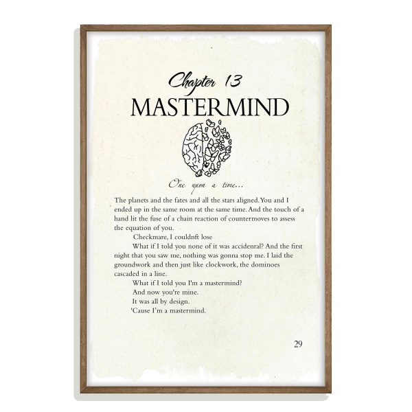 Mastermind Taylor Swift Poster, Midnights Poster, Gifts for Swifties