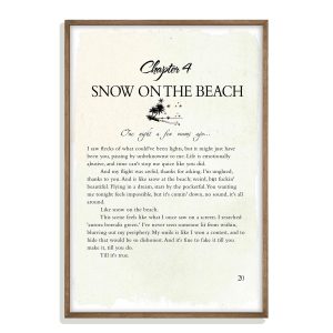 Midnights Taylor Swift Poster Gifts for A Taylor Swift Fan Snow On The Beach 1
