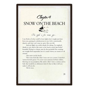 Midnights Taylor Swift Poster Gifts for A Taylor Swift Fan Snow On The Beach 2
