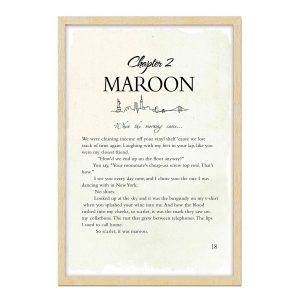 Midnights Taylor Swift Poster Taylor Swift Song Poster Maroon Story 1