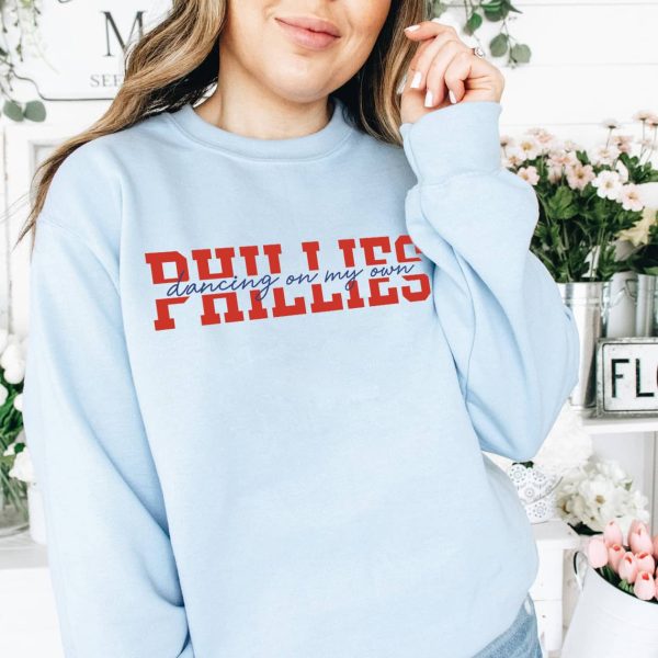 Phillies Dancing On My Own Sweatshirt, Vintage Phillies Shirt, Gifts for Phillies Fans