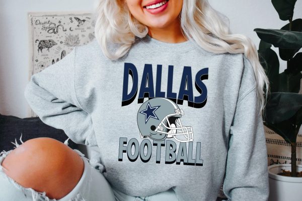 90’s Dallas Cowboys Throwback Vintage Texas Football Sweatshirt
