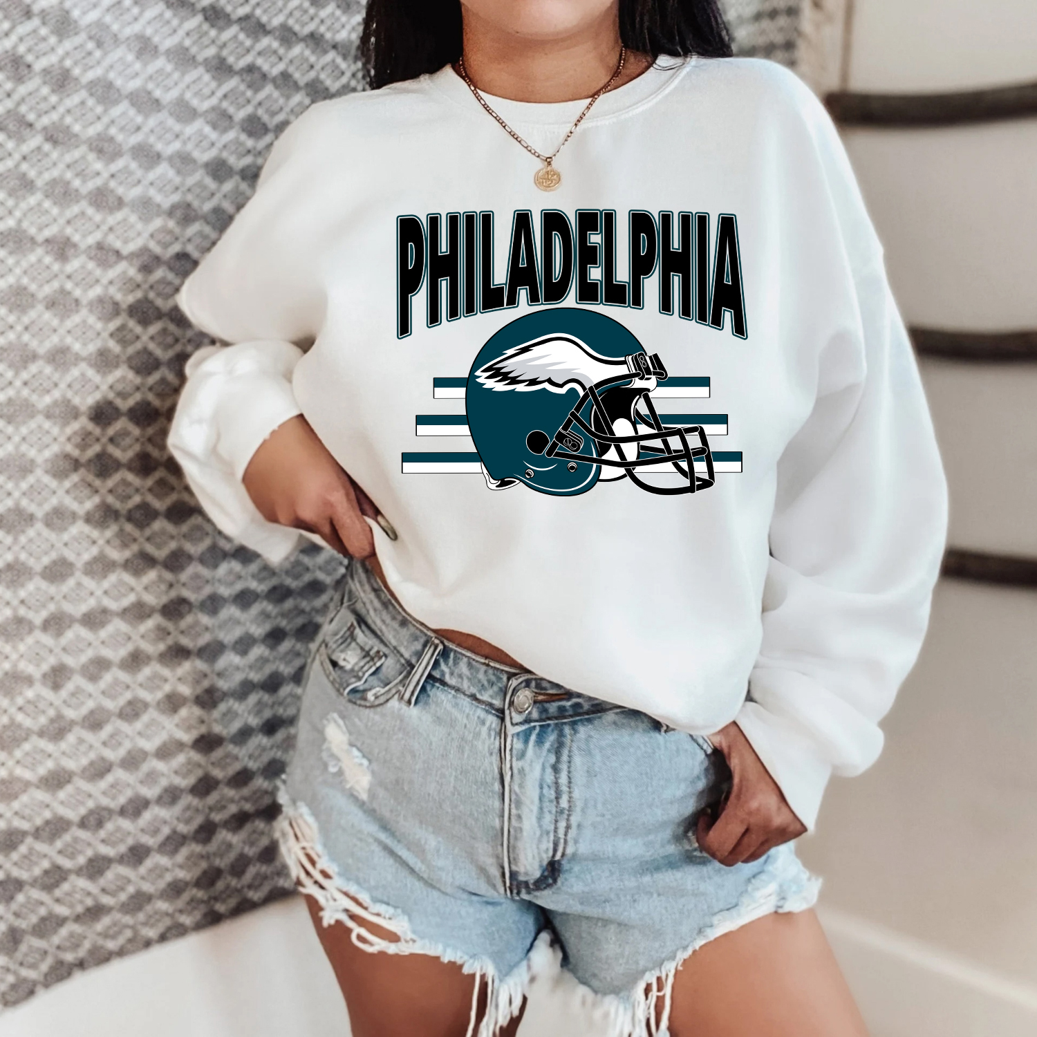 Philadelphia Eagles Retro Shirt, Gifts For Eagles Fans - Happy Place for  Music Lovers