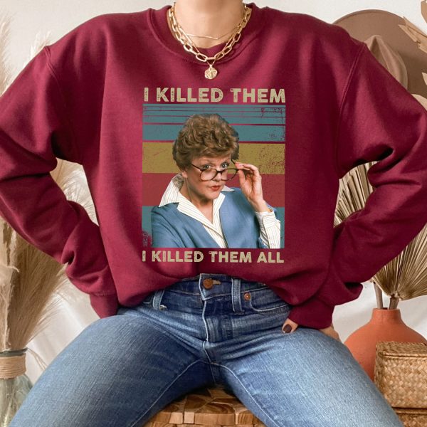 Jessica Fletcher I Killed Them I Killed Them Shirt, Murder She Wrote Fan Gift, Angela Lansbury