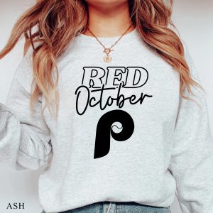 Vintage Phillies Red October Crewneck Sweatshirt Shirt - Teeholly