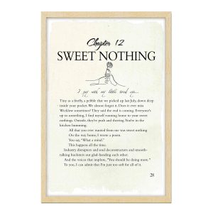 Sweet NothingTaylor Swift Poster Midnights Poster Gifts for Swifties 1