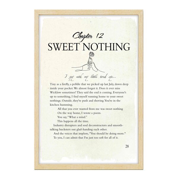 Sweet NothingTaylor Swift Poster, Midnights Poster, Gifts for Swifties