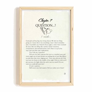 Taylor Swift Question Song Poster Midnights Poster Gift Ideas for Taylor Swift Fans