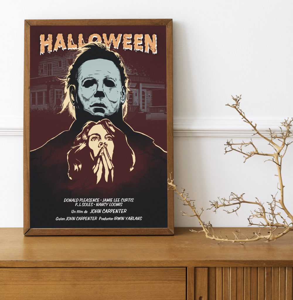 Michael Myers Horror Movie Halloween Poster, The Night He Came Home ...