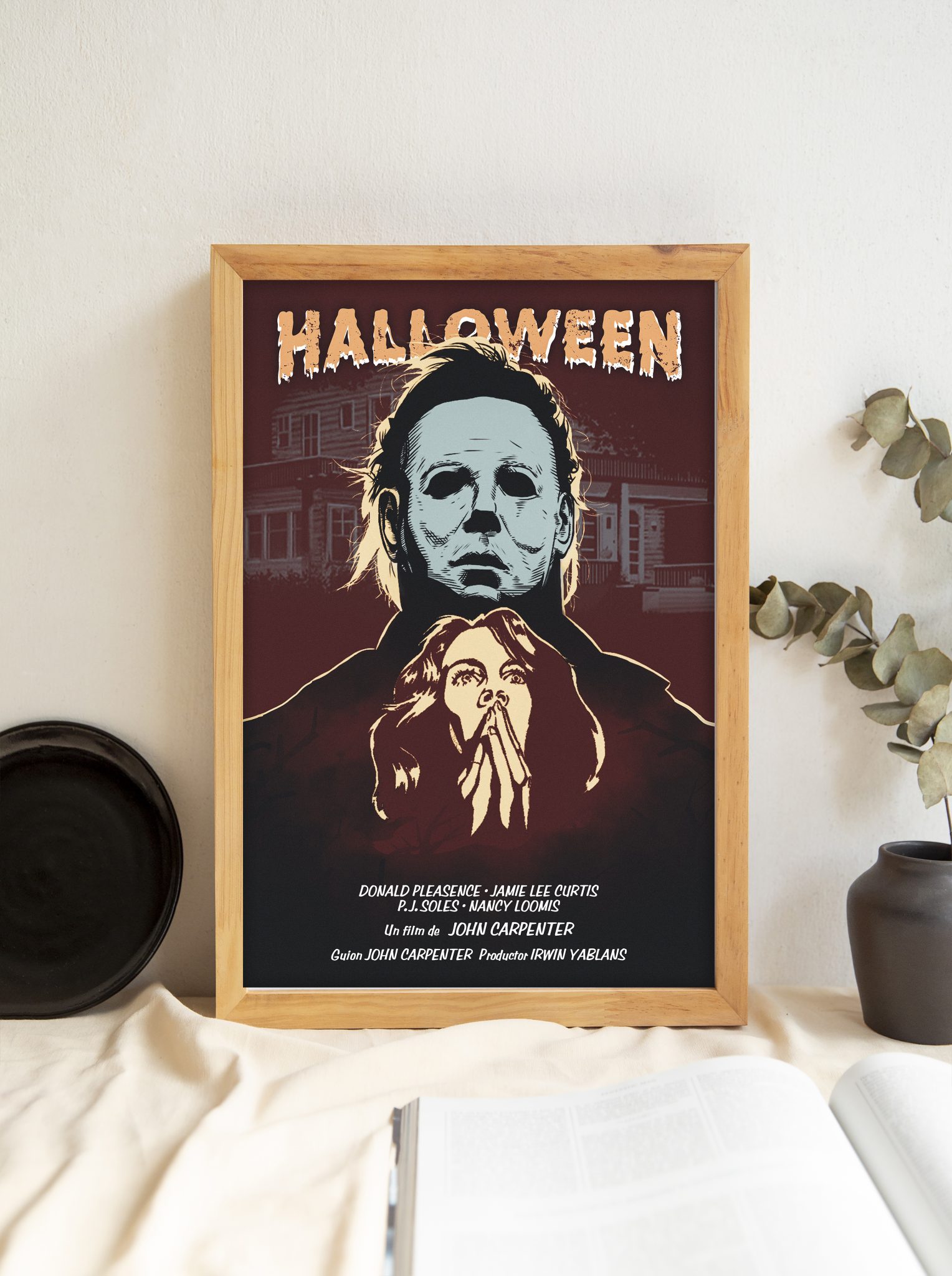 Michael Myers Horror Movie Halloween Poster, The Night He Came Home ...