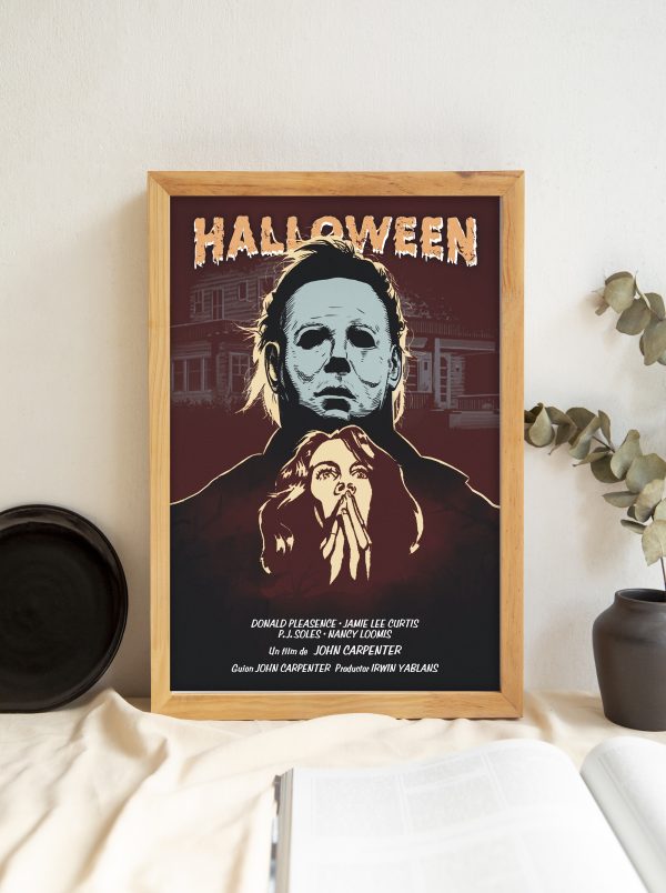 Michael Myers Horror Movie Halloween Poster, The Night He Came Home