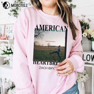 American Heartbreak Album Cover Shirt Zach Bryan Sweatshirt 2