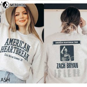 American Heartbreak Tour2 Sides Sweatshirt Zach Bryan Shirt 3