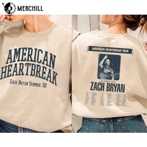 American Heartbreak Tour 2 Sides Sweatshirt Zach Bryan Shirt
