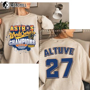 Astros World Series Champions 2022 Shirt, Altuve Astros Shirt, Gifts for Houston Astros Fans