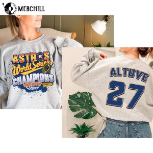 Astros World Series Champions 2022 Shirt Altuve Astros Shirt Gifts for Houston Astros Fans 3
