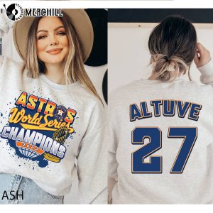 Astros World Series Champions 2022 Shirt Altuve Astros Shirt Gifts for Houston Astros Fans