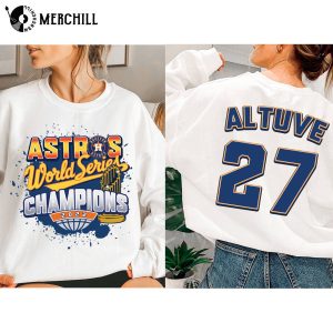 Astros World Series Champions 2022 Shirt Altuve Astros Shirt Gifts for Houston Astros Fans 4