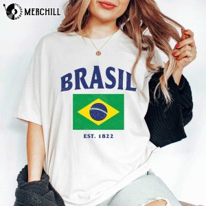 Brasil Est. 1822 Brazil Shirt Women’s Gift for Fans
