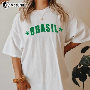 Brasil T Shirt Brazil Shirt Womens Gift for Soccer Fans 2