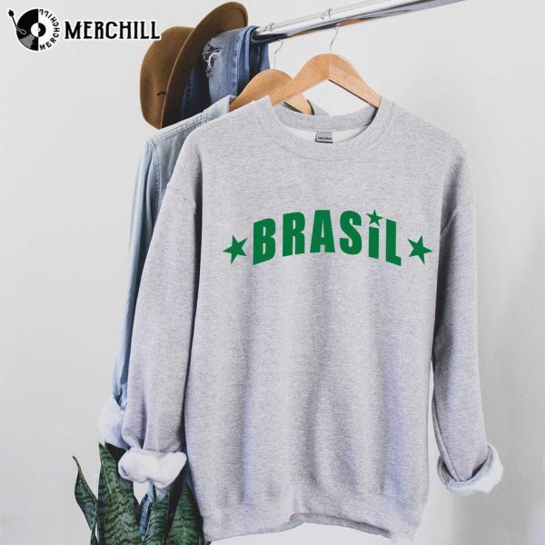 Brasil T Shirt Brazil Shirt Women’s Gift for Soccer Fans