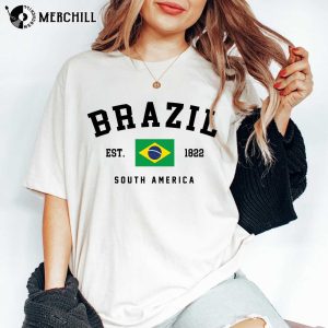 Brazil Shirt Soccer Est. 1822 South America World Cup 2022 Sweatshirt