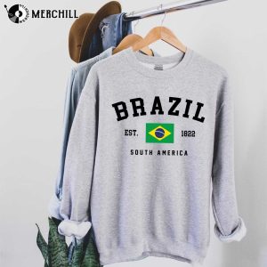 Brazil Shirt Soccer Est. 1822 South America World Cup 2022 Sweatshirt