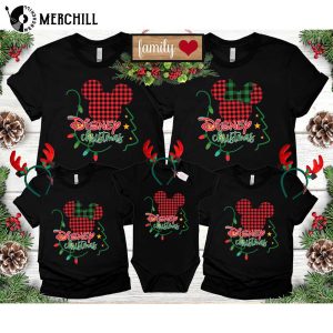 Christmas Disney Shirts for Family Mickey and Minnie Christmas Shirts Gifts for Disney Lovers 3