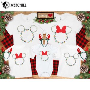 Christmas Tshirts for Family Mickey and Minnie Christmas Shirts 2