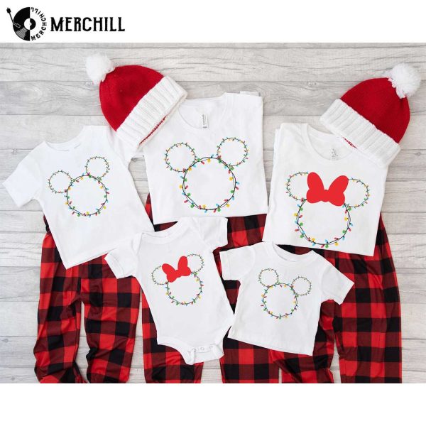 Christmas Tshirts for Family, Mickey and Minnie Christmas Shirts