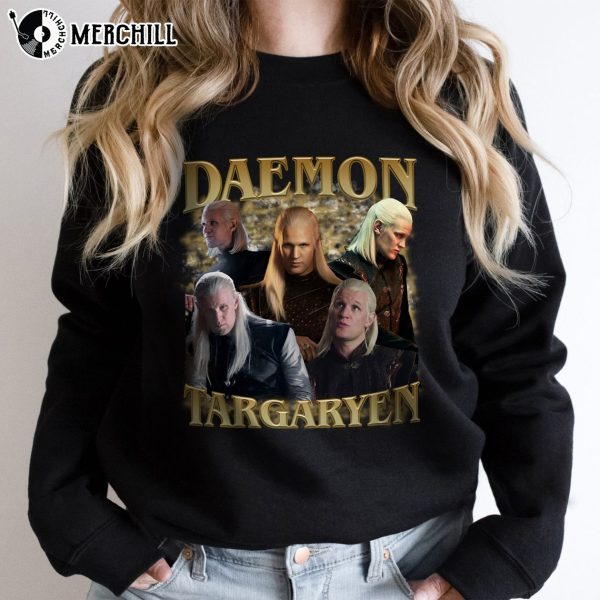 Daemon Targaryen 90s Style T Shirt, House Targaryen Shirt, House of The Dragon