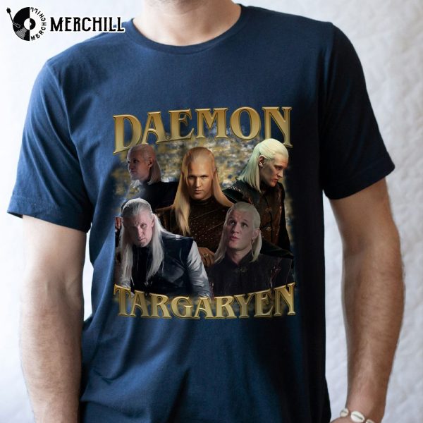 Daemon Targaryen 90s Style T Shirt, House Targaryen Shirt, House of The Dragon