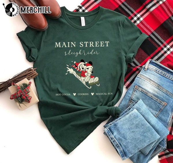 Disneyland Main Street Christmas Sweatshirt, Couples Christmas Shirts, Christmas Ideas for Couples