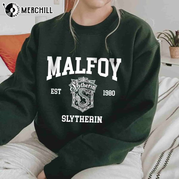 Draco Malfoy Sweatshirt Harry Potter Slytherin Shirt Slytherin Gifts