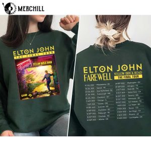 Elton John Farewell Tour 2022 Shirt Yellow Brick Road The Final Tour