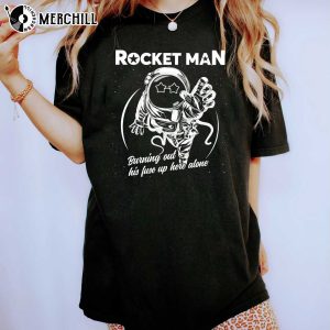 Elton John Rocketman T Shirt Lyrics Song 90s