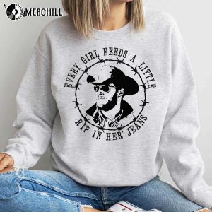 Every Girl Needs A Little Rip In Her Jeans Yellowstone T Shirts Rip Gifts for Yellowstone Fans 2