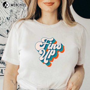 Fins Up Miami Dolphins Youth T Shirt Miami Dolphins Fan Gifts 4